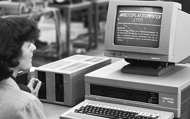 16 bit computer work station A 7100 produced by the East German company ...