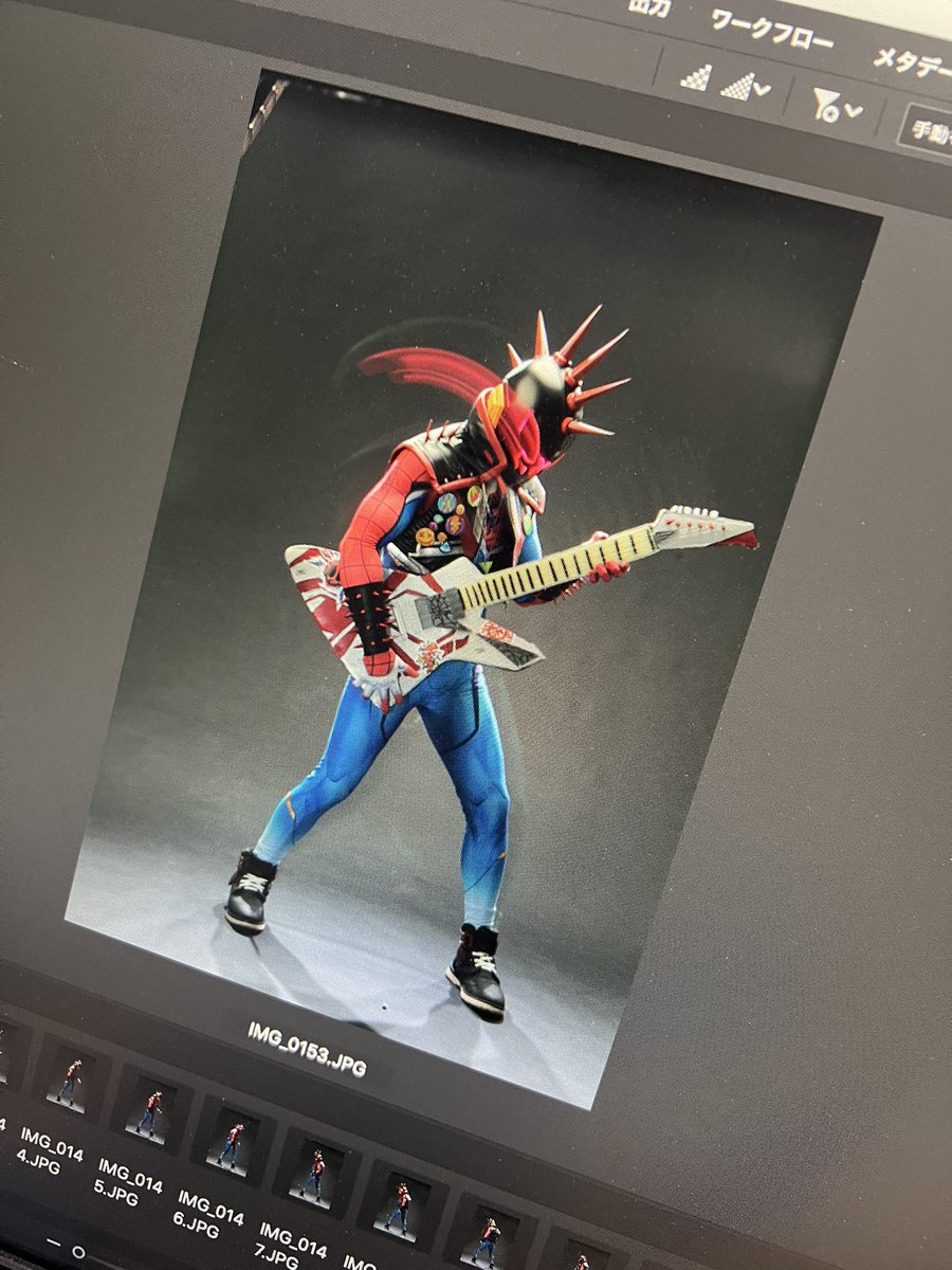 aonegi_channel's tweet photo. 今日スライムさん(@skymeking )に撮ってもらった写真が同じ被写体なのにCGに見えたりフィギュアに見えたり、ヴィランに見えたり背景、ライティングを計算して撮ってくださるまさにプロ！！
写真確認してて、よだれジュルジュルでしたわ😏また後日ゆっくり上げてく🤟 https://t.co/rqyOwvJenH