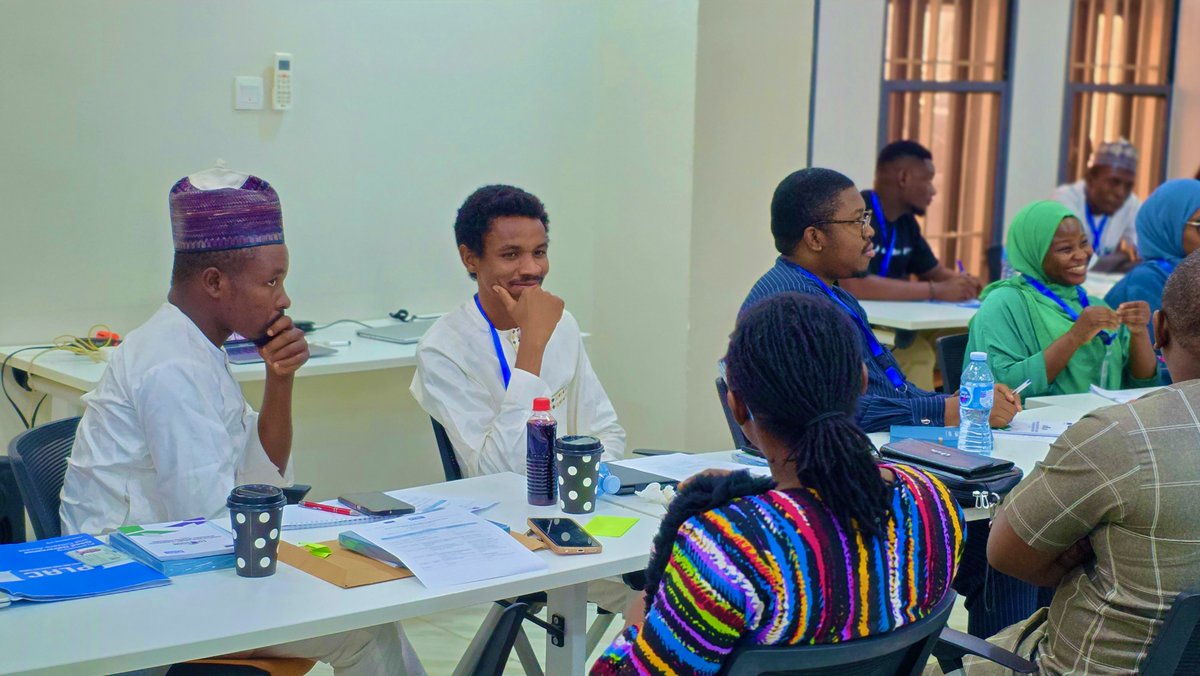 PLACNG's tweet photo. ONGOING:  
First Bi-Weekly Meeting of the 2026 @PLACNG Legislative Internship Programme (LIP)

@oaaigbe, Election Expert and ECOWAS Liaison Lead, @WADEMOSnetwork spoke on the topic: "Democracy in Practice: Elections, Accountability and the Citizen's Role". 

#PLACLIP #PLACLIP2026