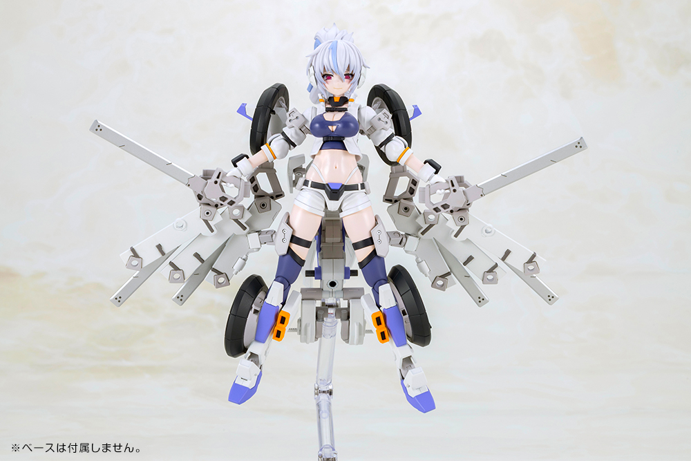kotobukiya_p's tweet photo. 【25日（木）午前11時ご予約受付開始！！】
疾走する白き狼「セカンドジャイヴ」がフレームアームズ・ガールで商品化！
ウィルバーナインの流れをくむ色白おねいさんキャラクターになります。
是非ご予約ください！

#FAガール https://t.co/IARPNqnaYG