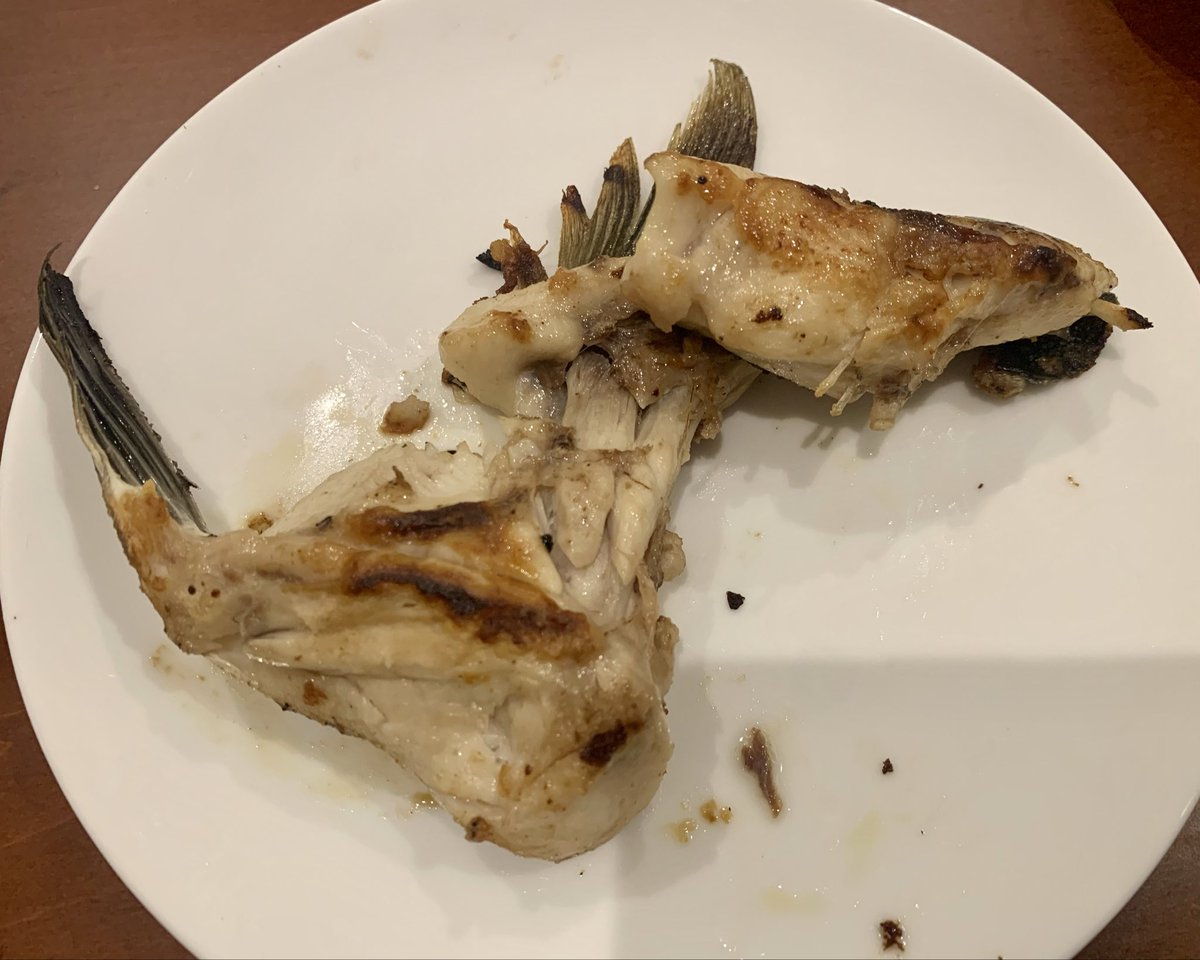 _red_devil_ao's tweet photo. 今日のご飯は釣堀で釣ったカンパチの刺身とかま焼き☺️ https://t.co/aiZGSsPFZw