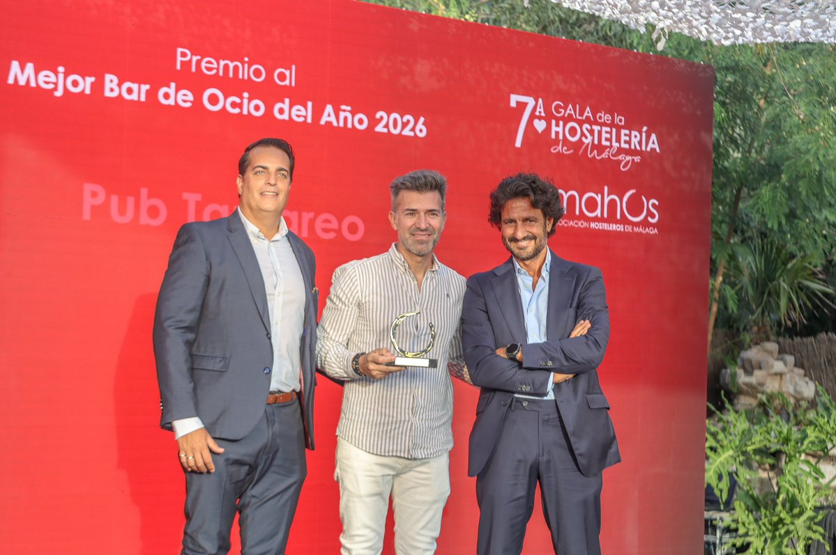 MahosMlg's tweet photo. ¡Enhorabuena a los premiados!

🏆 Bar/Cafetería (Heladería) del Año: @barnerva 
🏆 Bar de Ocio del Año: Pub Tamareo
🏆 Catering del Año: Mangoa
🏆 Restaurante del Año: @AsadorDJoaquin https://t.co/Sjfl0FKP95
