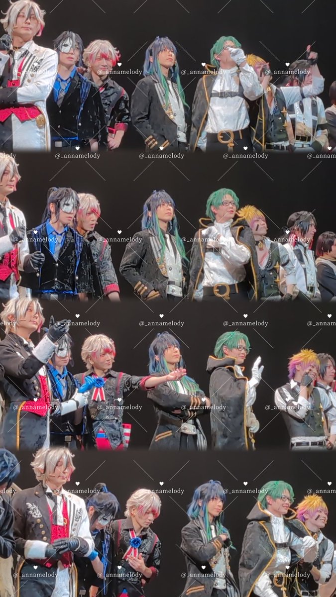 _annamelody's tweet photo. Butlers’ 歌劇『悪魔執事と黒い猫』
   ～天使が来たりし古の塔編～

⋅˚♱₊ 0609 matinée ₊♱⋅˚

自分が行った1公演目はやっぱり横で撮って全員写った写真が欲しかった📸💕ピント合わなかったりして撮り方下手だけど許してo(ㅠ ̫ㅠ)o

 #あくステ https://t.co/uEM5ngDY2V