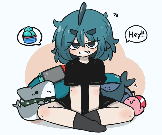 #無言で我ながらかわいいと思う絵を載せる