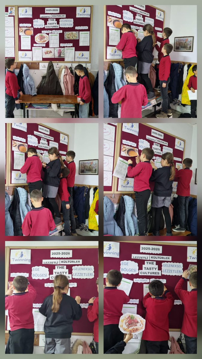 Hurriyetilkoku2's tweet photo. The Tasty Cultures eTwinning Projemiz kapsamında geleneksel yemeklerinden bir tanesinin tarifini hazırladık ve okul panosunda sergiledik.
"The Tasty Cultures"
@tretwinning @etwinningmugla 
@eTwinningDestek 
@DlmMem 
@ersall https://t.co/BpCS1aXkOw