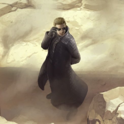 pinkutero's tweet photo. i love how they drew wesker for teppen he looks adorable https://t.co/8ckEQzJHIH