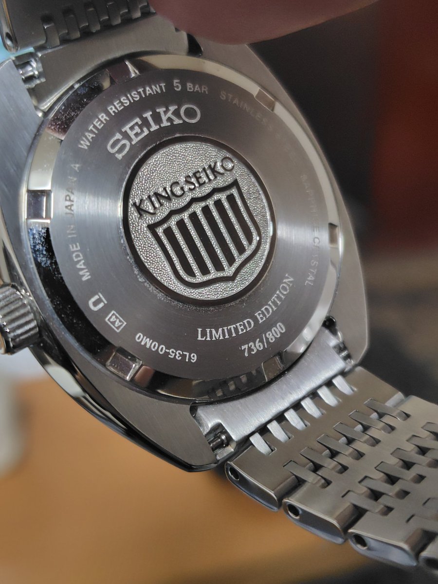 わ*ば様 ⭐︎ 1964年製 KING SEIKO スケルトン裏蓋 OH済 ⭐︎ 先週購入したKING SEIKOの裏蓋です❗️スケルトンではありません