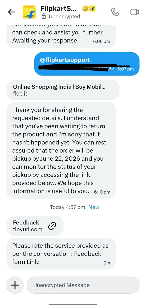 AkashKumar1705's tweet photo. @flipkartsupport But What is this about, 
You guyzz didn't resolve my issue.
@Flipkart is doing scam, looting money from your users and you are asking for feedback, what type of resolution is this.
@flipkartsupport https://t.co/rl75YRpvks
