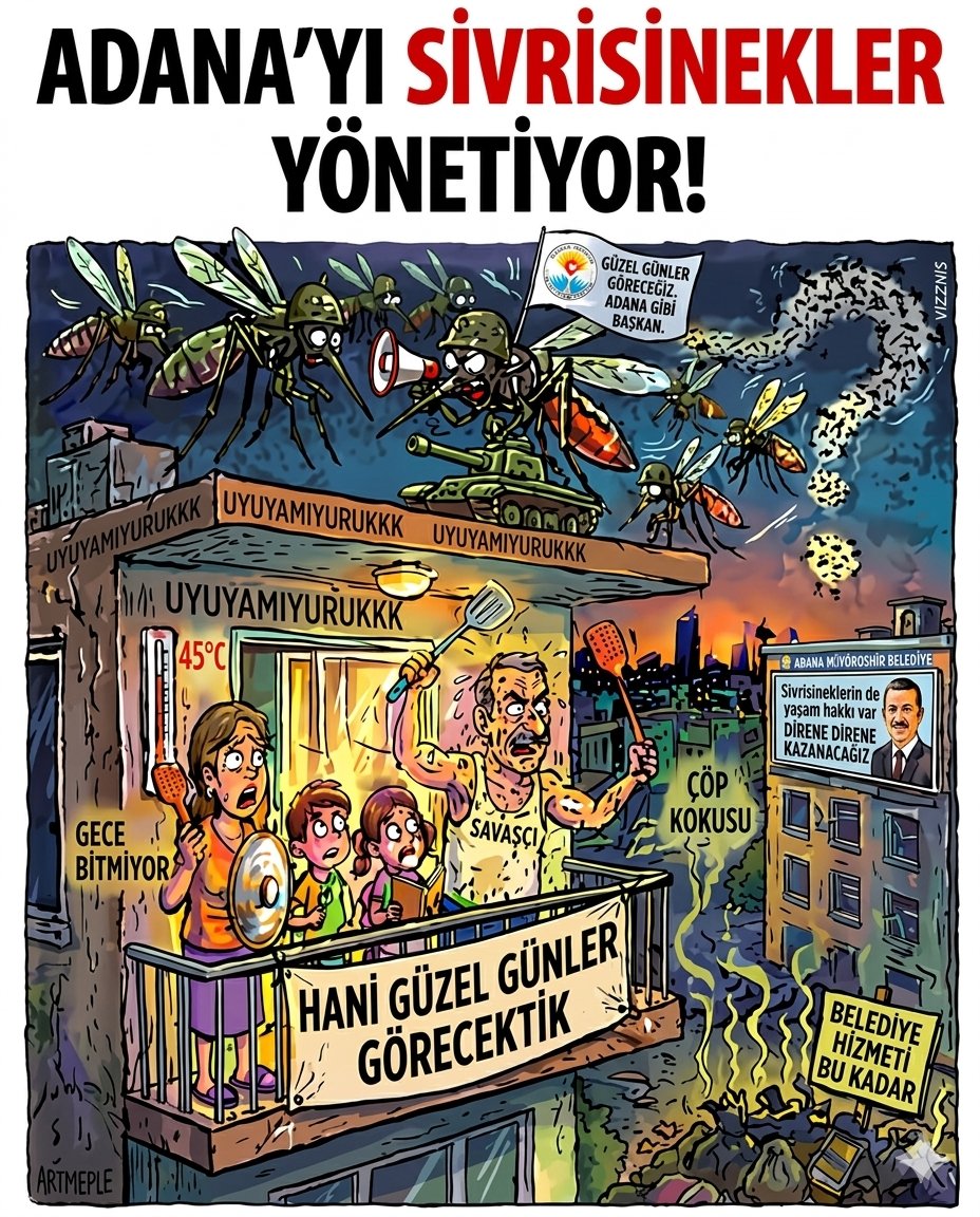 FerhatDUMLU5's tweet photo. #CHP Adana Büyükşehir Belediyesinin sinekle mücadele ve vatandaşa çözüm önerisi ;

"DİRENE DİRENE KAZANACAĞIZ"

#adana @BuyukSehirAdana https://t.co/6Pw1b4pJYv
