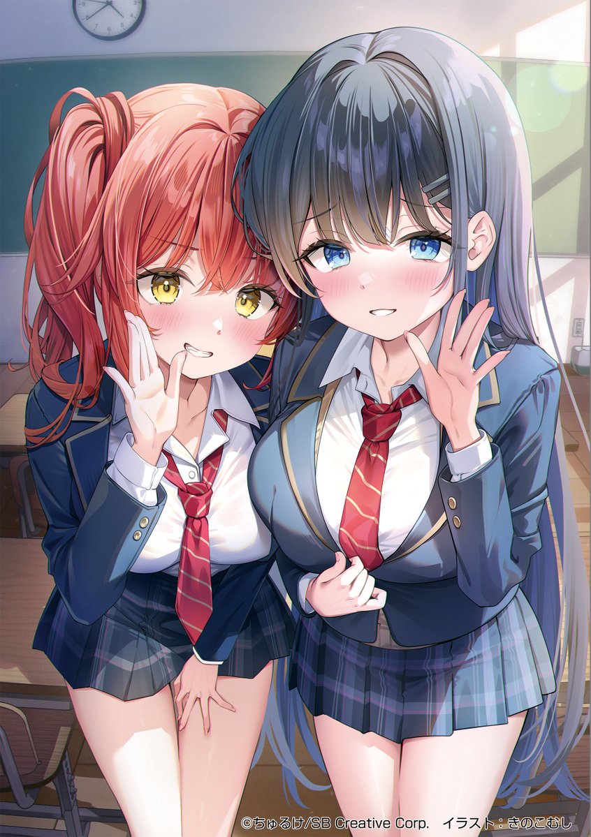 GA_bunko's tweet photo. ／   
カバーイラスト公開📢
＼    

『負けを認めたら、もっと触らせてあげるけど？ ざーこ♡2』

勝って爽快、負けても快感！
ラノベ史上最も“気持ちがいい”青春ラブコメ、
待望の第二弾が登場！

 著：ちゅるけ
イラスト：きのこむし（@kinokomusin）

来月7月15日頃発売！！

#GA文庫 https://t.co/vfAMPkM4nm