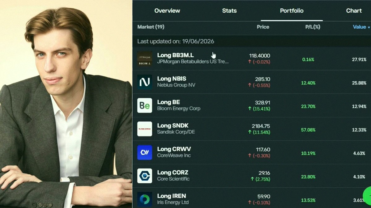 Thetogg's tweet photo. 🚨 BIG NEWS:

A guy who made more than $1 billion in a month just shared his new AI picks.

Leopold Aschenbrenner is going all-in on:

BLOOM ENERGY ($BE)
NEBIUS ($NBIS)
IREN ($IREN)

He was way early on semiconductors.
Now he's betting on the next big bottleneck.
He https://t.co/b1ocLgI9CJ