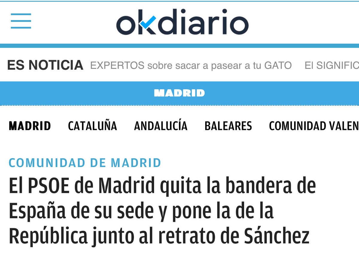 SanchaVict96865's tweet photo. @psoe_m Espero que acabéis desapareciendo del mapa político, cosa que no me cabe duda ya, por cosas como estas y gente tan impresentable como @oscarlopez_cr y traidores mil en vuestro estercolero de CORRUPCCION! https://t.co/vOUxe8rCMD