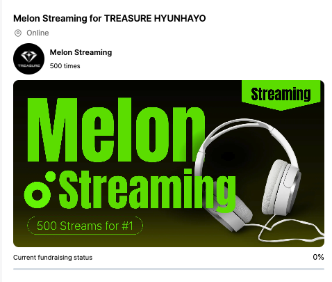 kooky__official's tweet photo. 🎉 #TREASURE #트레저 #HYUNHAYO #현하요 Melon Streaming Support  — Now Open!

🔗https://t.co/NiaojD7iKT

Let’s come together to make this happen! 💝

#KookyStreaming #KookyFunding @choihyunsukINTL @HARUTONATIONS_ :@YOSHI_VT https://t.co/vNM34CLluu
