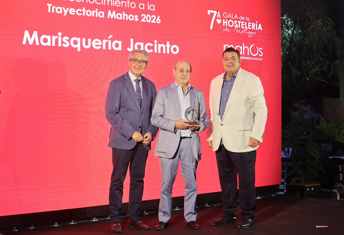 MahosMlg's tweet photo. 🏆Premio a la Formación: Cristina Guerrero Moreno
🏆Premio a la Innovación “Javi Chancla”: @LaCheesequeria_ 
🏆Premio a la Trayectoria Profesional: Marisqueria Jacinto
🏆Embajador/a de la Hostelería de Málaga: Capitalidad Europea de la Cultura Gastronómica

#7GalaHosteleríaMálaga https://t.co/UgvNXNrnX8