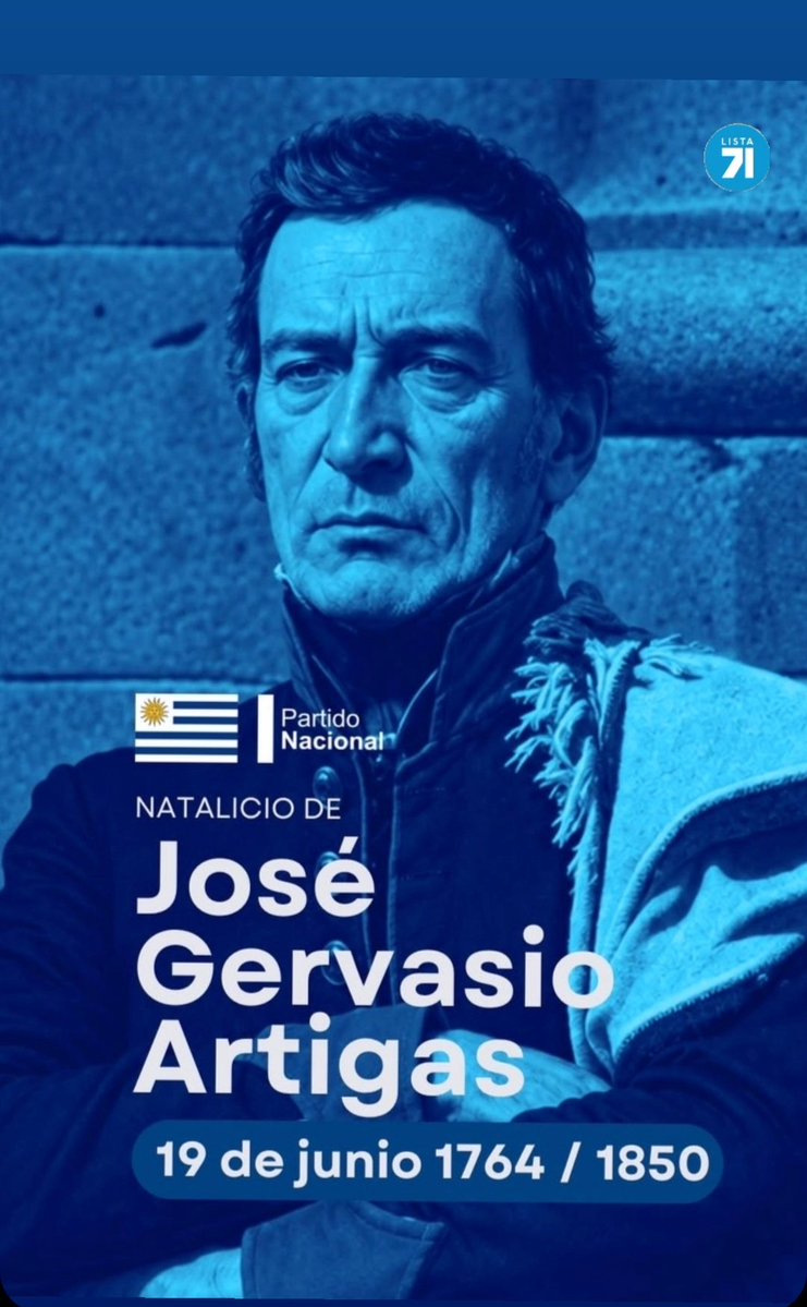 martinelgue's tweet photo. #Artigas nos enseñó que la libertad se defiende, que la soberanía se ejerce y que el poder debe estar cerca de la gente, no concentrado en unos pocos.
Su legado sigue iluminando el camino de quienes creemos en un Uruguay libre, descentralizado y con oportunidades para todos.
Honor y gloria al Jefe de los Orientales. 🇺🇾