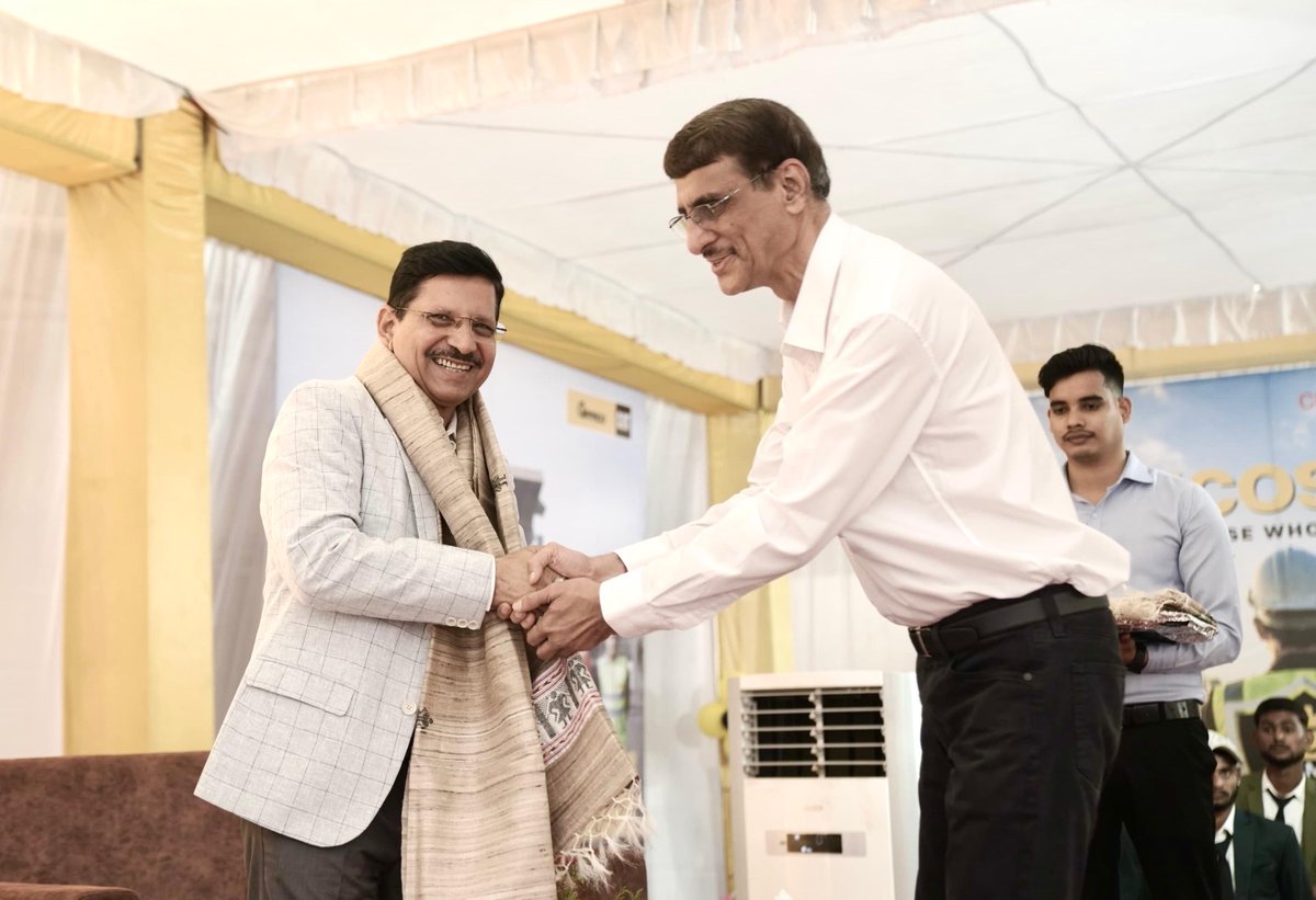 GMMCO1's tweet photo. A proud and memorable day at the South Eastern Coalfields Limited (SECL) Gevra Project, as we inaugurated the new Truck Simulator Facility and technology-led solutions for safer, smarter and more productive mining operations.

#Gmmco #SECL #Caterpillar #NariShakti #WomenInMining https://t.co/yFAKtRA2YV