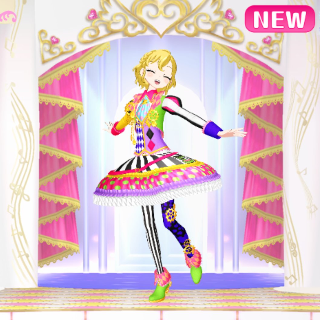 idolland_pri's tweet photo. 【新規コーデのお知らせ①】
#pripara #アドパラ
ぷりぱらぱんぽ～ん♪

現在公開中のユメガチャに収録されている新着コーデを紹介しちゃいます。

▼該当ユメガチャ
不思議の国のノンシュガー ユメガチャ

▼ユメガチャ開催期間📅
2026/06/10(水)メンテナンス後〜2026/06/24(水)12:59:59

▼新着コーデ
・トゥインクルリボンスウィートイエローサイリウムセット
・ティーパーティーマッドハッターセット
・パステルクイーンセット

引き続き、「アイドルランドプリパラ」をどうぞよろしくお願いいたします。