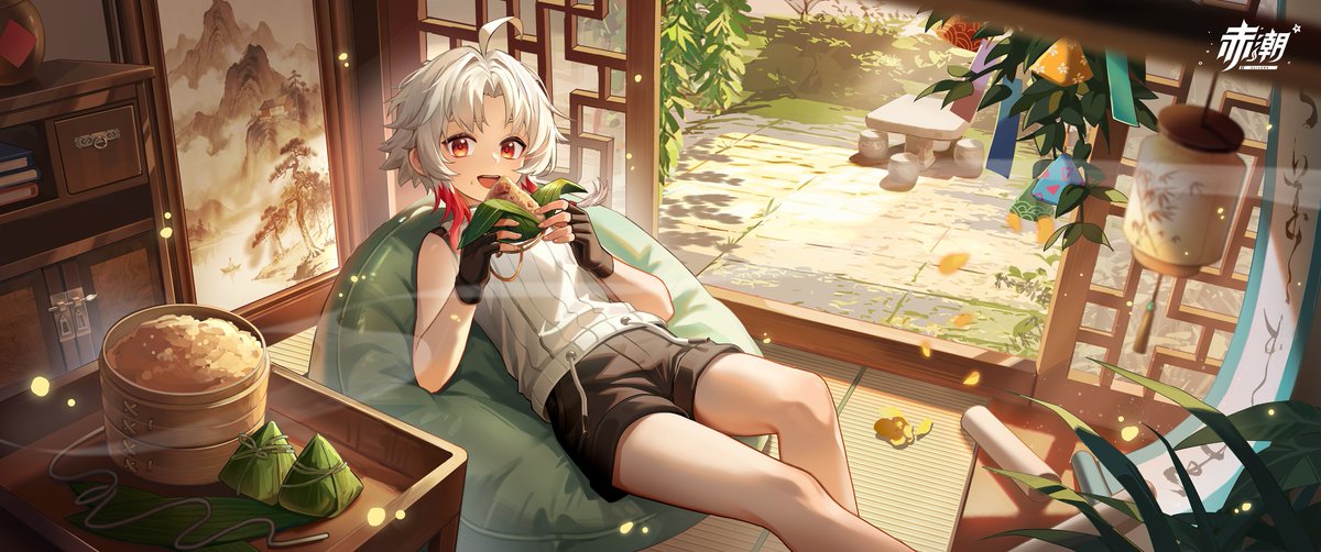 smolzero's tweet photo. A new art of Zero was posted by ZeroERA to celebrate the Dragon Boat Festival.

#ZeroERA #赤潮 #赤潮ZeroERA https://t.co/vgTvAc0iUn