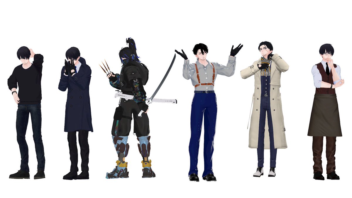 kage_VRC_kage's tweet photo. #吉嗣3D
 今現場改変した吉嗣さん達 https://t.co/QHJcQGYpMH