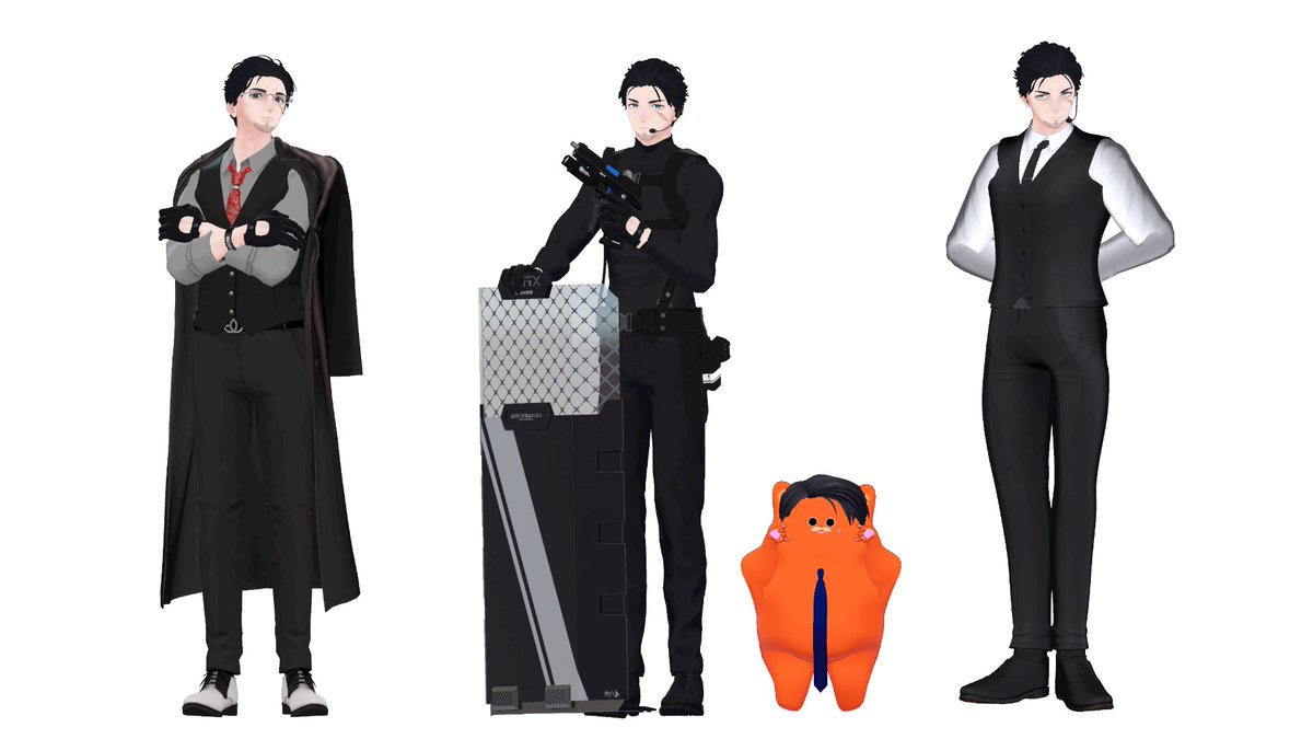 kage_VRC_kage's tweet photo. #吉嗣3D
 今現場改変した吉嗣さん達 https://t.co/QHJcQGYpMH