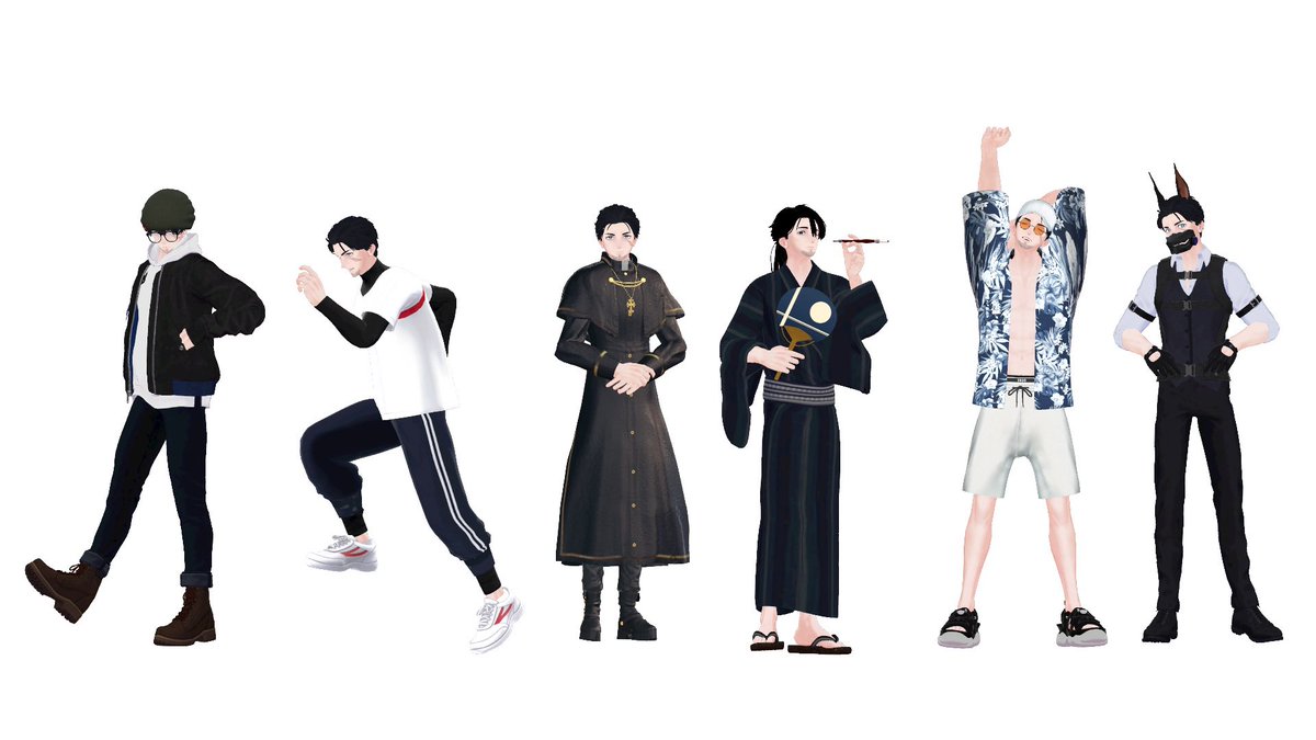 kage_VRC_kage's tweet photo. #吉嗣3D
 今現場改変した吉嗣さん達 https://t.co/QHJcQGYpMH