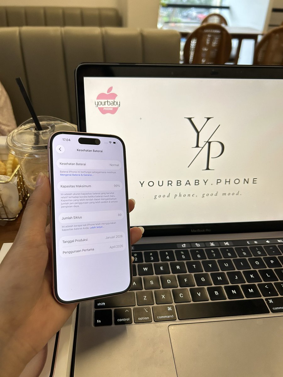 oissme's tweet photo. Wts

Ready✅
IPHONE 15 256GB IBOX PINK

.garansi on april 2027
.battery health 99%
.kelengkapan fullset ori
.no minus

Price:12.700.000
Cod Jabodetabek🛍️
#sale #fypシ゚viral #wts https://t.co/sDhOB86b0E