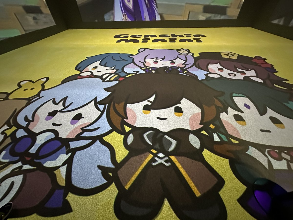 Raiden3rd's tweet photo. かわいいPOP-UPストア🤭
璃月の曲流れてたよ https://t.co/aY1qBnvX9O