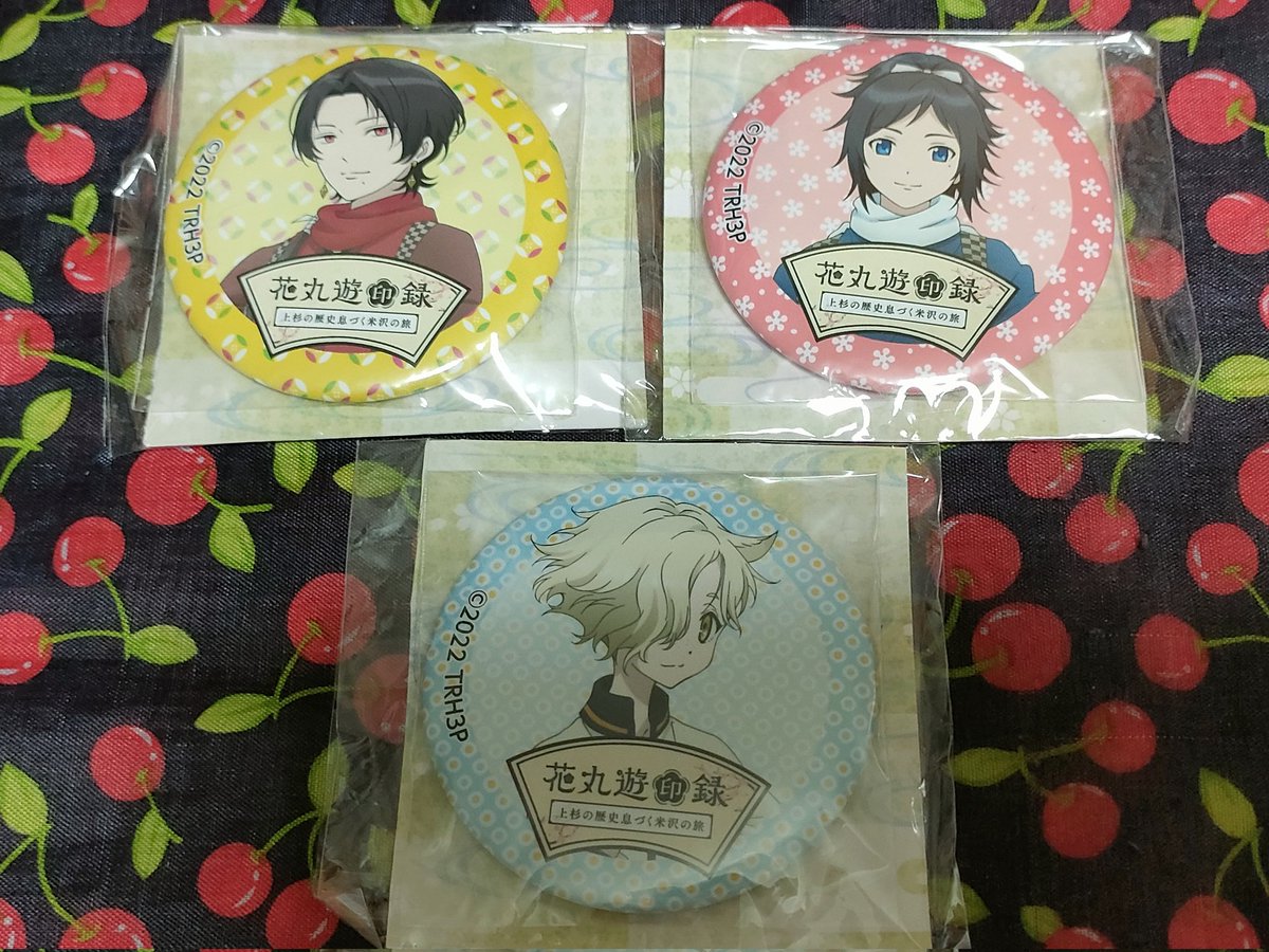 nabo0911_02's tweet photo. 【譲渡】刀剣乱舞 わくわく本丸スタンプ  缶バッジ 御伴散歩 ラバーマスコット 花丸遊印録 缶バッジ
求：200円+送料
譲：画像参照
郵送もしくは仙台駅前周辺でのお手渡し。
迷子減らしたいため3点以上からのみ。 https://t.co/alIkPLXlWg