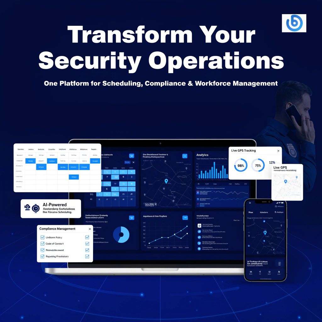 Bookonsolution1's tweet photo. Modern security companies need modern tools.
BookOn Solutions helps manage:

Scheduling
GPS Patrols
Compliance
Attendance
Incident Reporting
Payroll Automation
One platform. Complete operational control.

#BookOnSolutions #SecuritySoftware #WorkforceManagement #SecurityTechnology https://t.co/q25np3U2RY