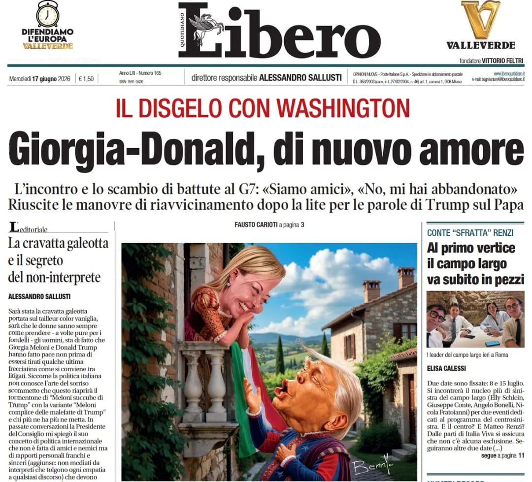 pieromerola's tweet photo. @LucaBizzarri Prima pagina dell'altro ieri https://t.co/7yJGE6Zfe9