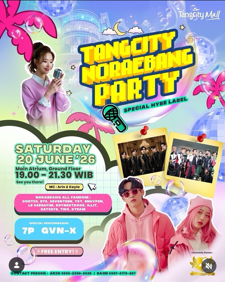 ihantfckmyself_'s tweet photo. CALLING KPOPERS TANGERANG ‼️🎶
khususnya Hybe Stan yuggg... besok liat aku ngortis 🥰😍😘

#kpopers #event #tangerang #tangcitymall #hybefamily #hybestan #coer #moa #army #fearnot #gillit #carat #engene #eyekons #onedoor #lune #noraebang https://t.co/ems7H29koY