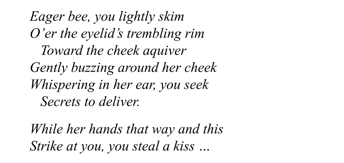 muditfx's tweet photo. Kālidāsa penning King Dushyanta’s feelings on seeing a bee troubling Shakuntala –

beautiful https://t.co/7CKvo5rBu1