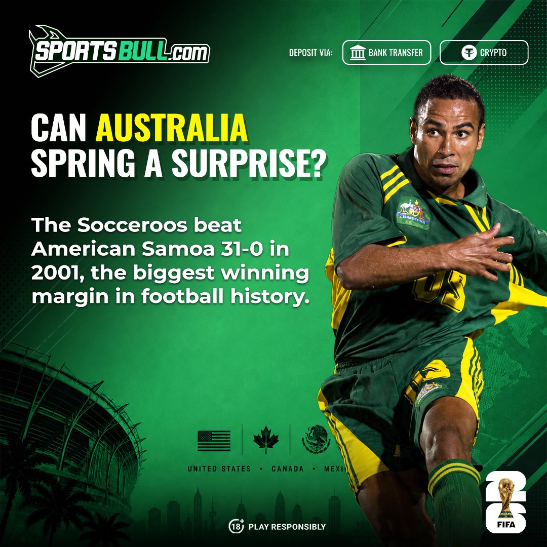 SportsBull_'s tweet photo. USA look to keep the momentum alive, but Australia won’t go down without a fight.

#sportsbull #sportstrading #fifa26 #fifaworldcup https://t.co/Yw1hg0C53Y