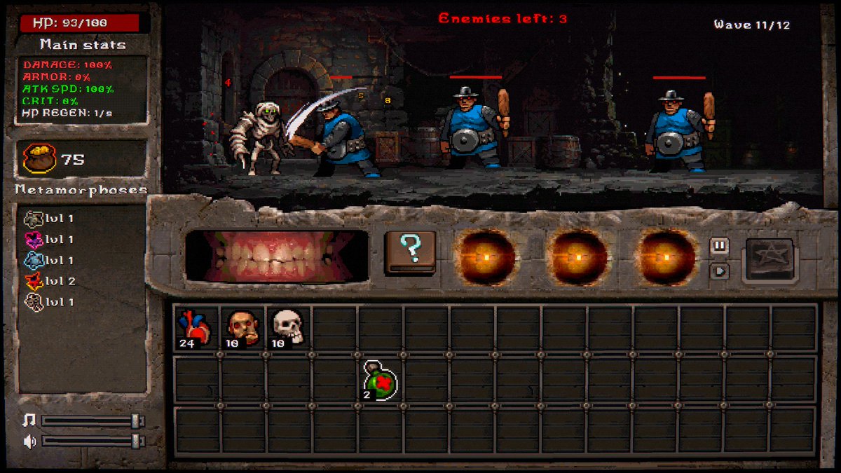 SunKeiku's tweet photo. I took part in a game jam with some friends, and together we created a dark-fantasy autobattler where you can transform into various demons. We’ve just released the post-jam version on itch
https://t.co/Ajc61x93H4 https://t.co/RsG9PvEuNS