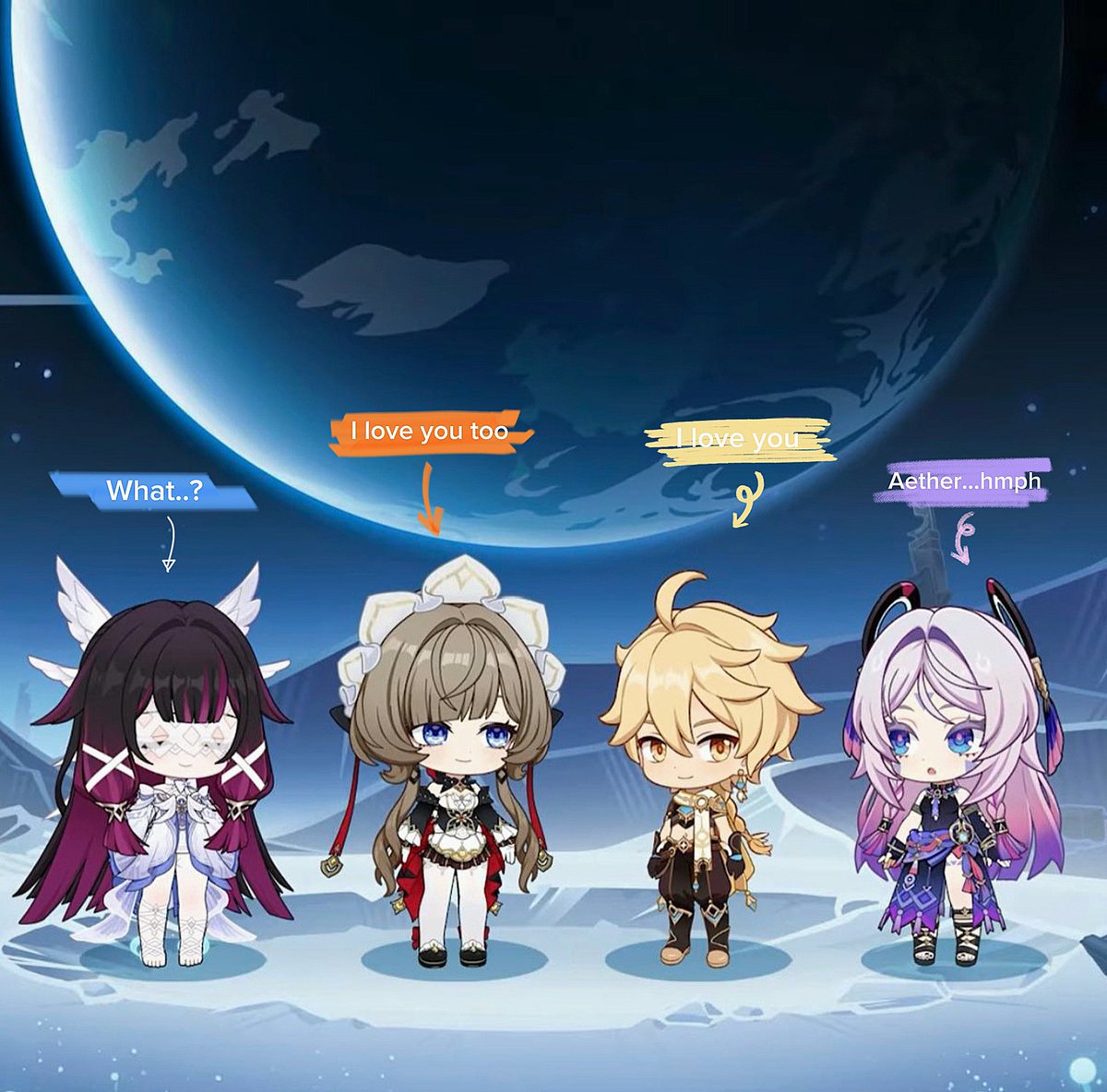 Lychee353's tweet photo. add a wife

#Columbina #Aether #Sandrone #Citlali #aebina #Aedrone #Aelali #genshinimpact #couple https://t.co/BWMg2avBwe