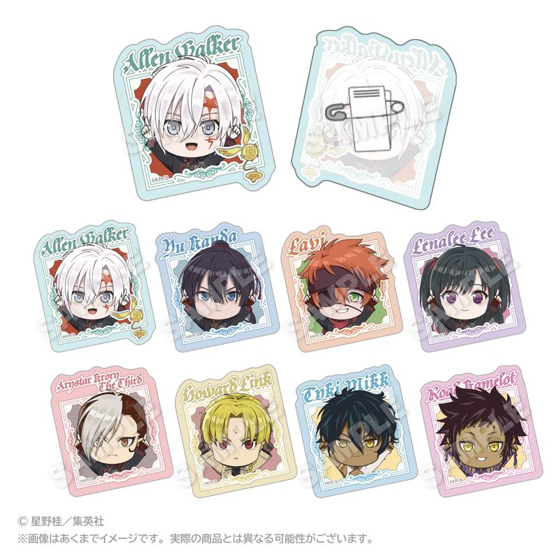 D.Gray-man アクリルバッジ まとめ売り コレイズ販売終了間近】 D.Gray-man_ぽいんつネームバッジ 販売期間