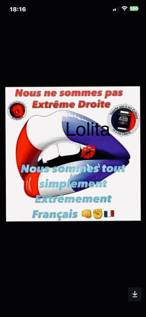 lolitazemorita's tweet photo. Un envahisseur c'est celui qui te traite de raciste pendant qu'il efface ta culture et impose la sienne au nom de la tolérance
JE LES #EMMERDE TOUS ‼️
VIVE LA #FRANCE https://t.co/IYTCTGj7HM