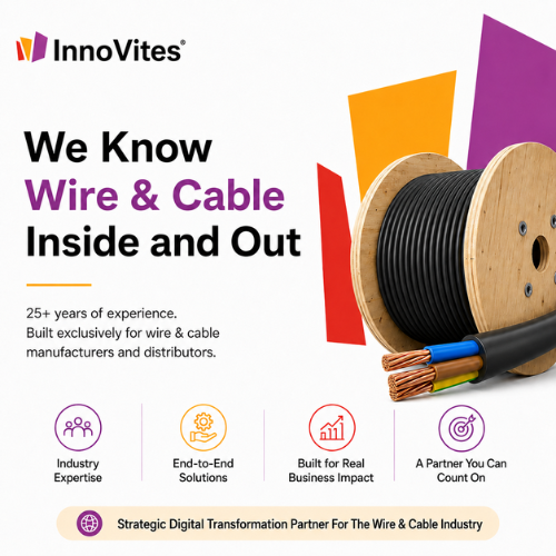 InnoVites's tweet photo. No two wire and cable operations work exactly the same.
 
At InnoVites, we bring over 25 years of hands-on experience in wire &amp; cable to help manufacturers modernize where it matters most.
 
And that helps us build solutions that fit your business.

Link in the comments. https://t.co/KKKbkFibot