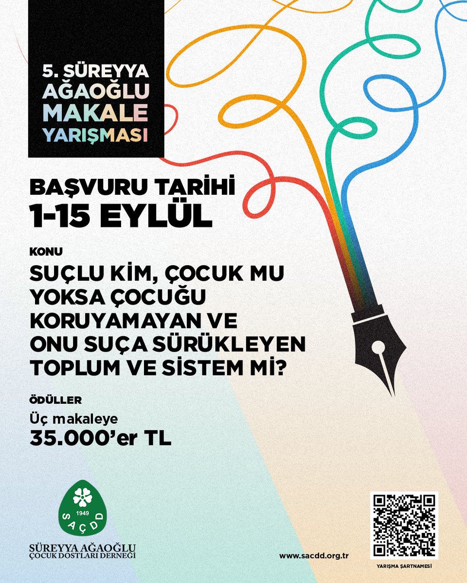 sacdd1949's tweet photo. Süreyya Ağaoğlu Makale Yarışması’nın başvuruları bu yıl 1-15 Eylül tarihleri arasında alınacaktır.
https://t.co/BrHnCj9oOa https://t.co/tnNFwWAiYA