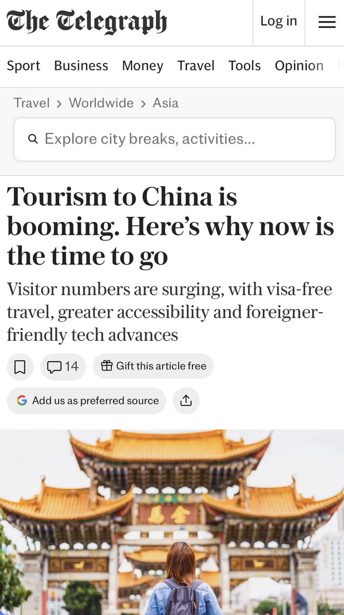D162Michele's tweet photo. Westerners should NOT go to China.
If they do, they will realise they’ve been living in a third world country back home! https://t.co/YZlHEN4mi3