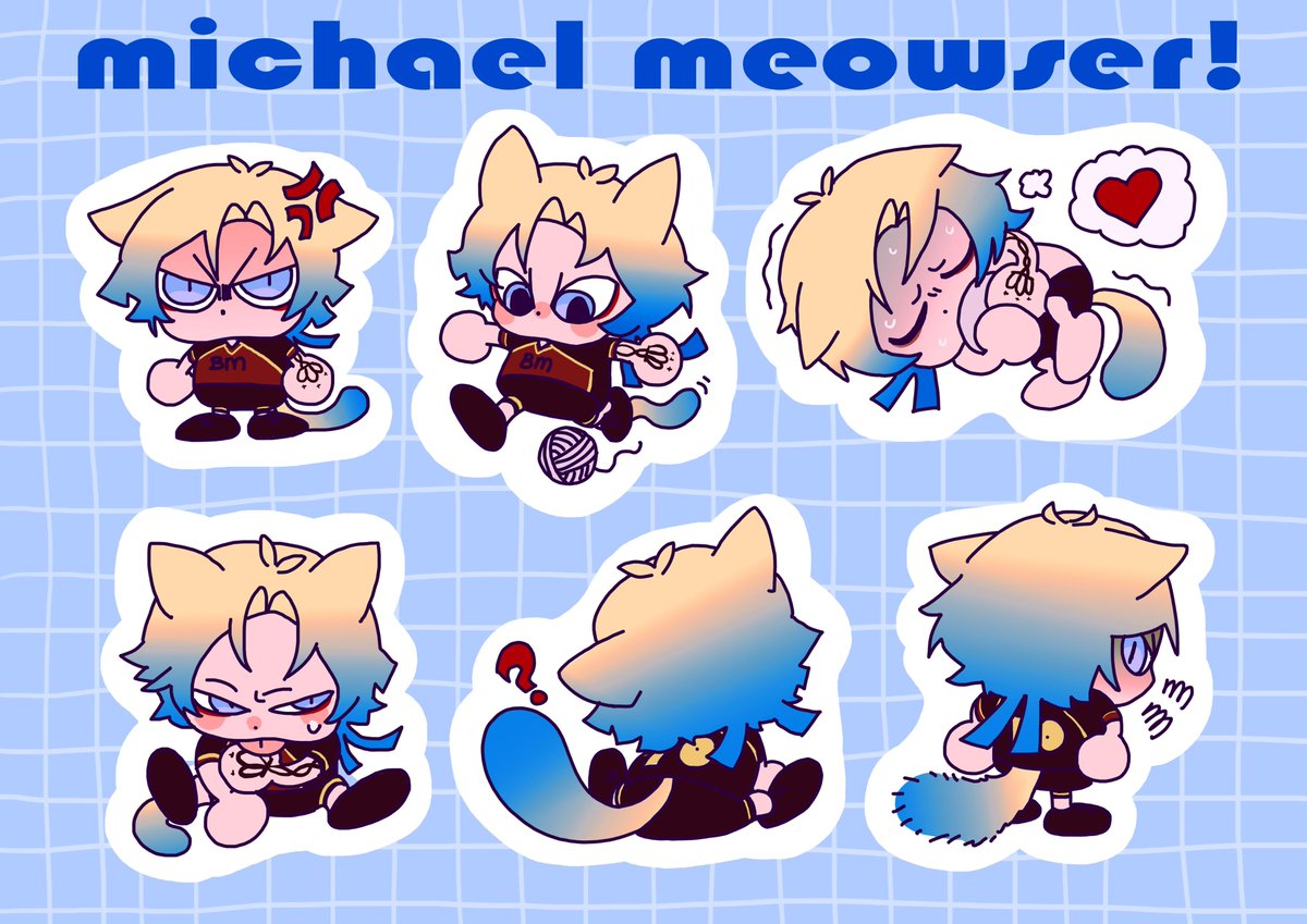atty_qq's tweet photo. finished the kis cat sticker sheet! im procrastinating on the die cut lines 🙄
if, hypothetically, i were to make a hypothetical online shop and hypothetically sell these... would you guys be hypothetically interested 👀 https://t.co/G96KGGE7yO