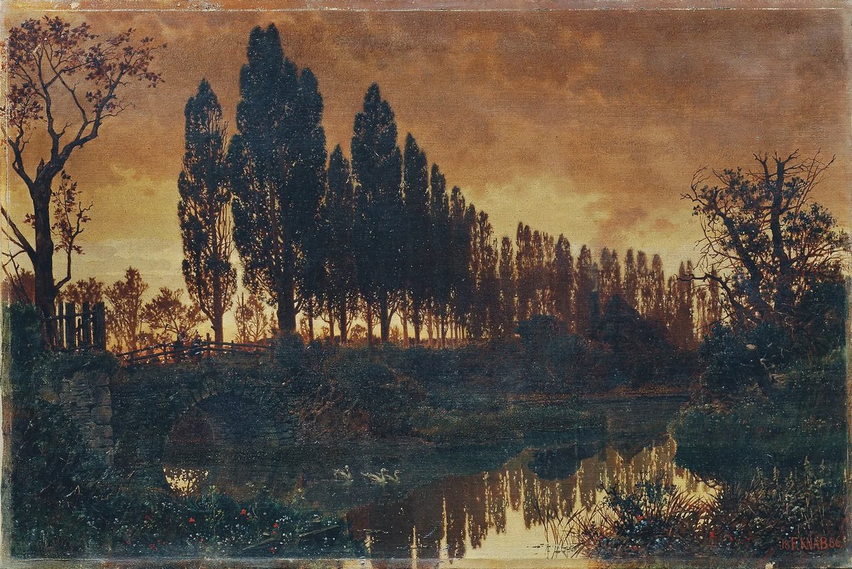 tittiscotti's tweet photo. Ferdinand Knab, Bayrische Landschaft, 1886 https://t.co/ofcIAHr8Lv