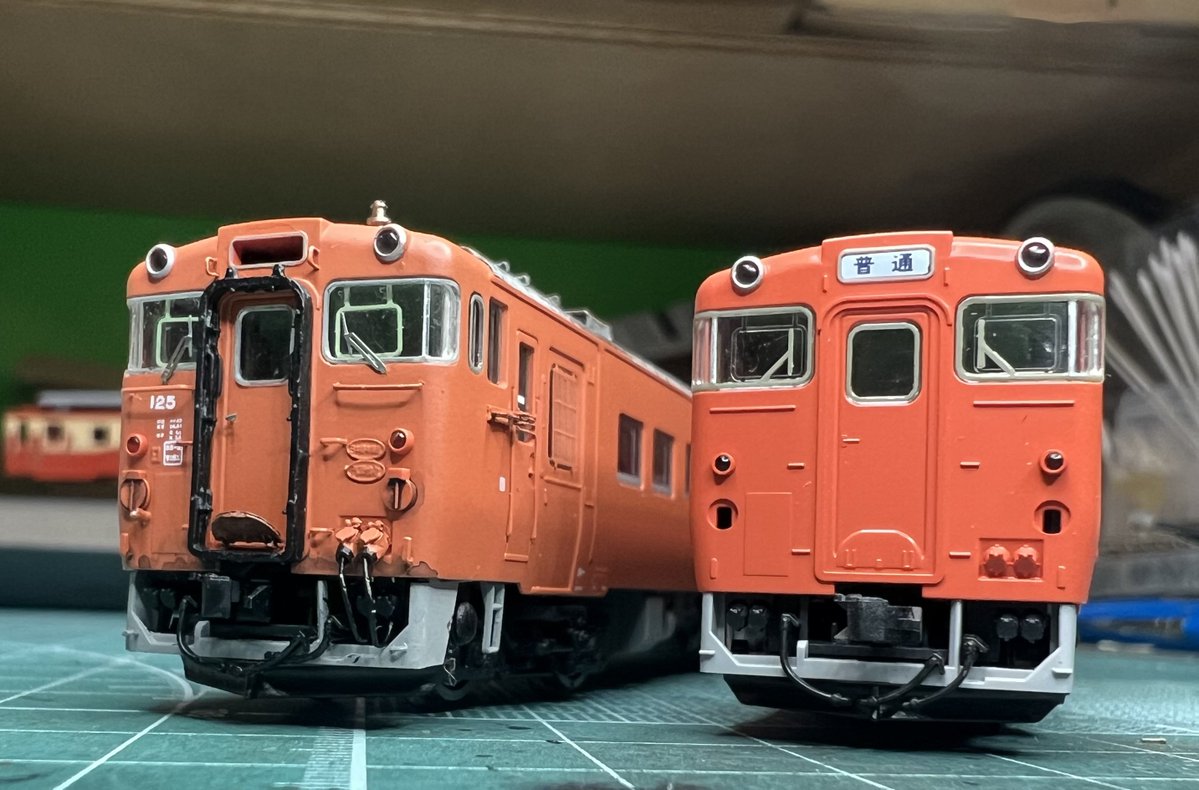 TOMIXのハイグレードと並べてみました❗️ TOMIXの気動車はどれも良く