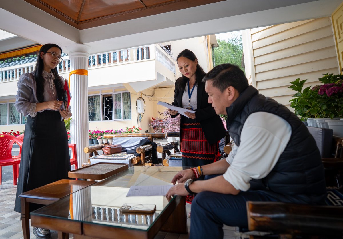 PemaKhanduBJP's tweet photo. The Special Intensive Revision (SIR) process in Arunachal Pradesh commenced on 15th June, and today I completed my enumeration through the concerned Booth Level Officer (BLO).

I appeal to all eligible citizens of Arunachal Pradesh to actively participate in this important exercise. Those who are qualified for voter enrolment, as well as those already enrolled, are requested to complete the SIR process to ensure that our electoral rolls remain accurate, inclusive and up to date.

Let us all contribute towards strengthening our democratic process.
@ceoarunachal