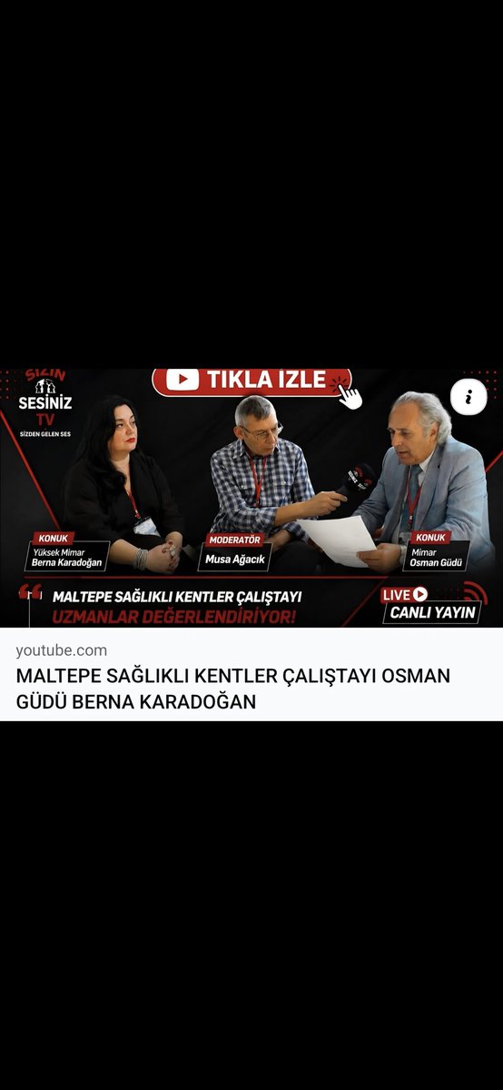 bernakaradogan's tweet photo. Maltepe Kent Konseyi 
1. Sağlıklı Kentler Çalıştayı 18.6.2026

https://t.co/2UfHHLTkMP https://t.co/m85ZnCXx5U