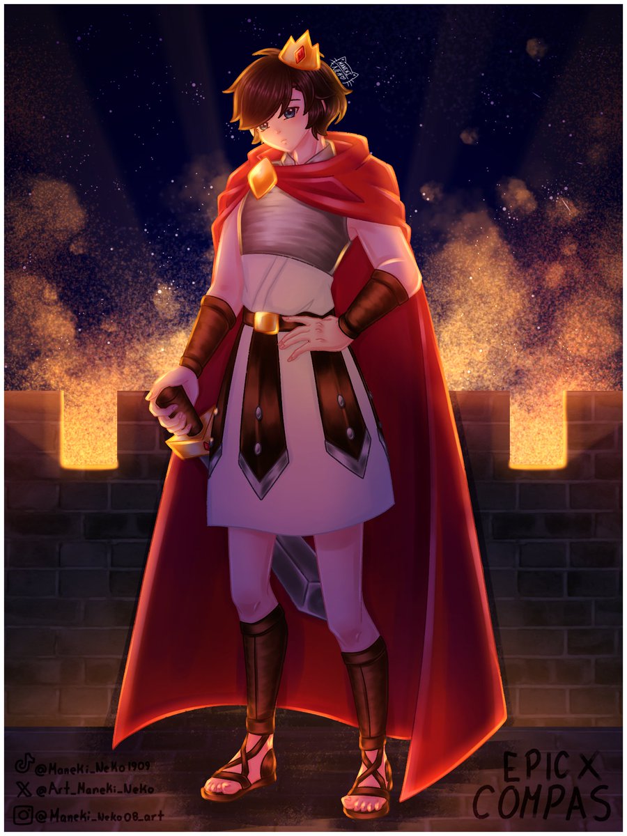 Art_Maneki_Neko's tweet photo. Hice varios diseños, aquí está en el inicio con la guerra de Troya
#CoMPaSAU #Epicthemusical https://t.co/IcOCpc0Ifr
