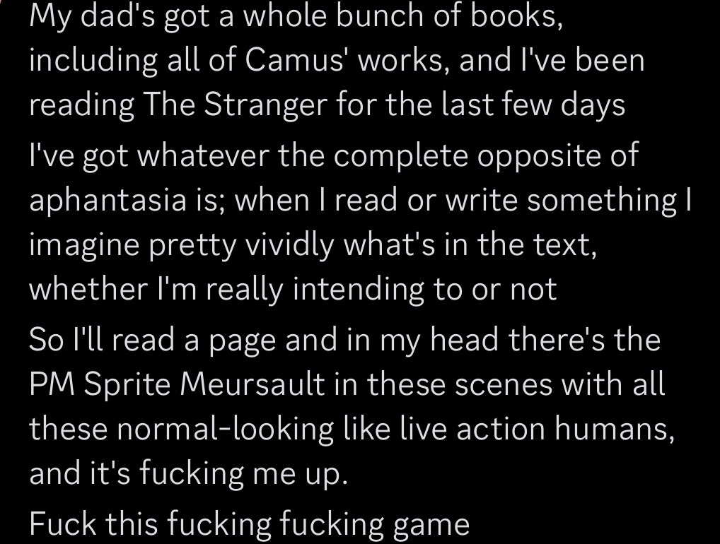 Moritzva2's tweet photo. Woke up to see this gem in my discord server https://t.co/1OWmzZBc4D