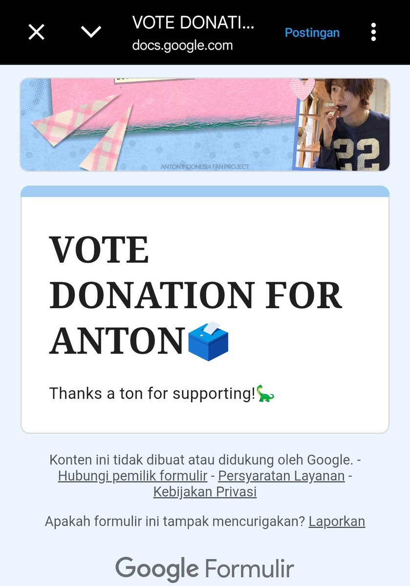 spiccaton's tweet photo. bismillah anton menang https://t.co/9KRQtDlwd2
