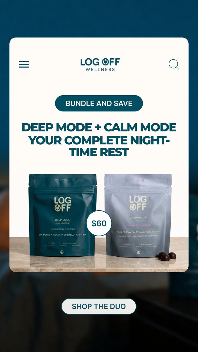 Staticlander's tweet photo. Static Ad Creative For Log Off Wellness. 

#Static #CreativeDesign #Metaads #Insagram #Facebookads https://t.co/HffCoPsnnc