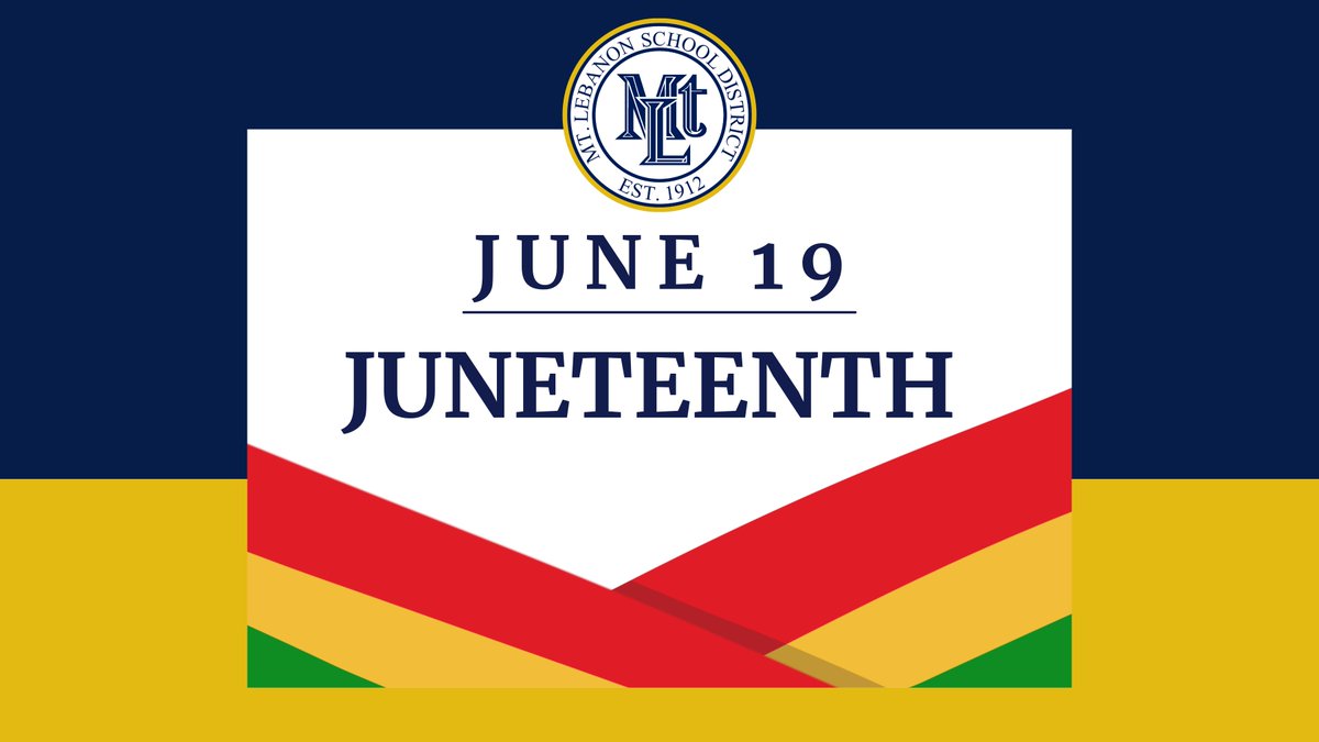 MTLSD's tweet photo. Observed on June 19, Juneteenth commemorates the end of slavery in the United States. Today is an opportunity to recognize this significant moment in our nation's history and reflect on its lasting impact. https://t.co/WM5g0kNrBU